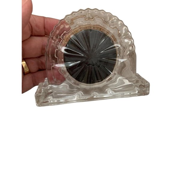 Vintage Shannon Designs of Ireland Crystal Battery Quartz Mantel Clock - Working - Picture 6 of 8